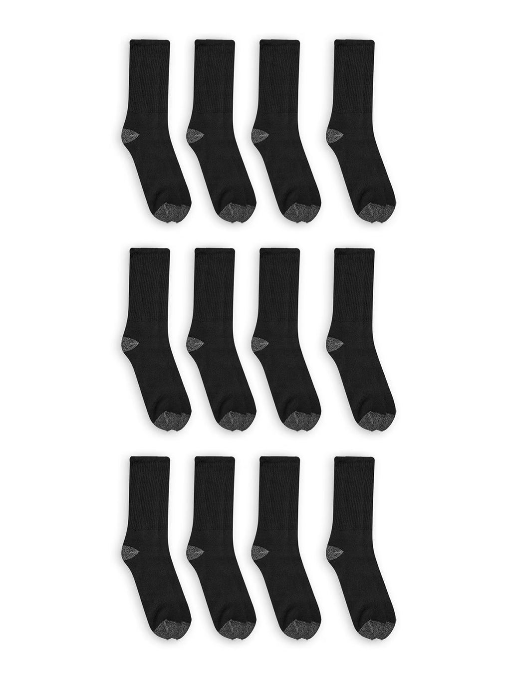 Men's Crew Socks 12 Pack H70246