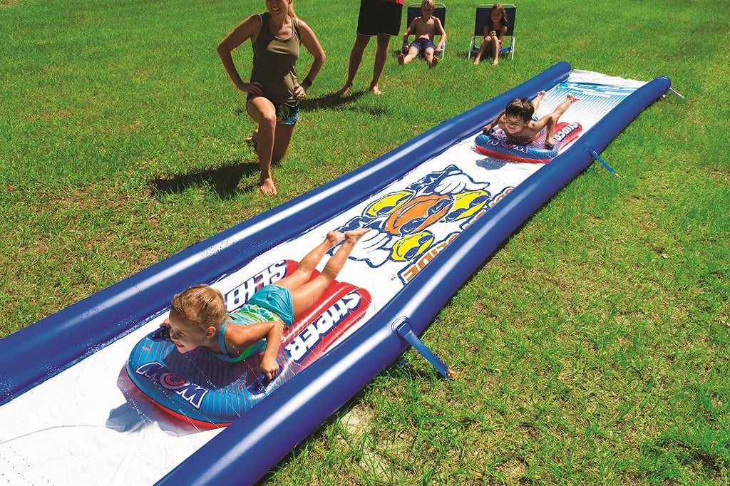 Single Lane Slide with Attached Pool J86566