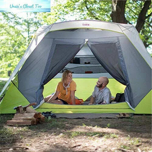 6 Person Instant Cabin Tent with Awning T4735
