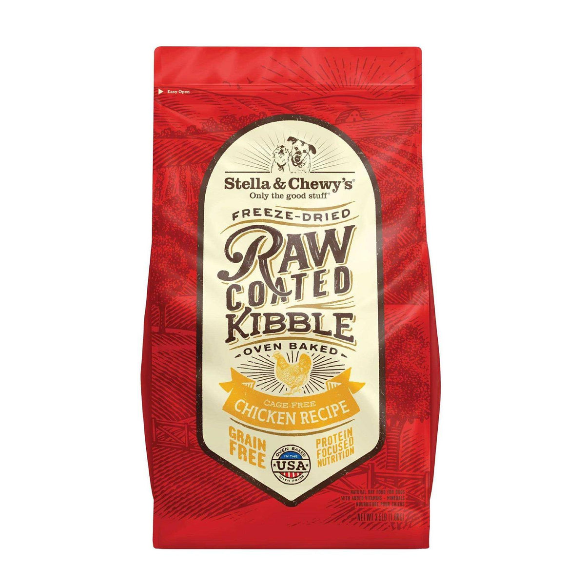 Raw Coated Kibble Dog Food R268