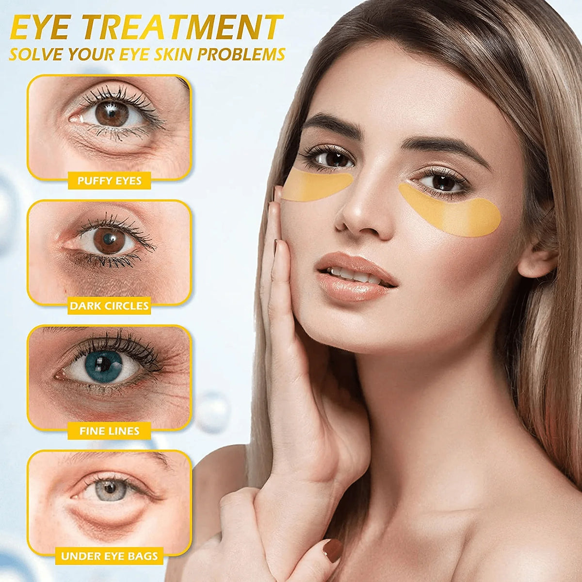 Green Seaweed Under Eye Patches 30 Pairs S60853
