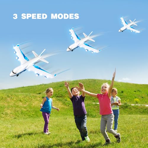 Remote Control Airplane with LED Light, 2 Battery O357