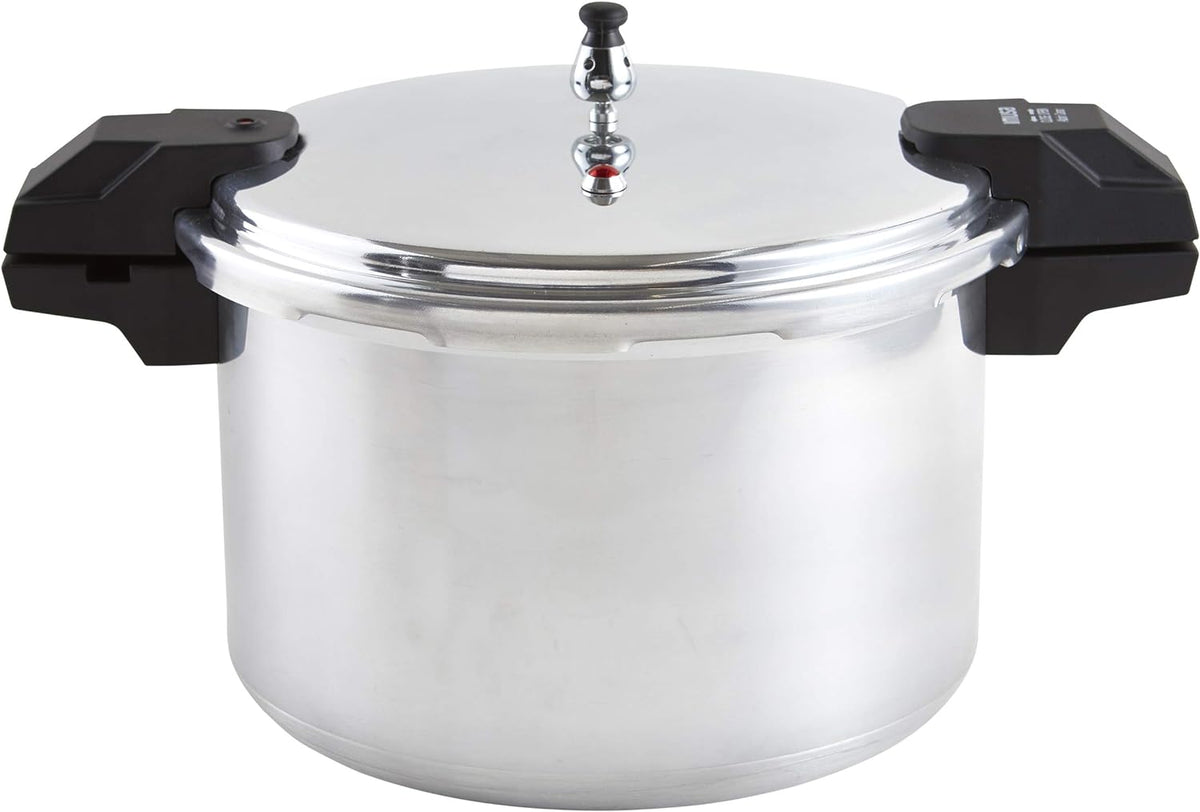 16Qt Jumbo Stovetop Pressure Cooker With Regulator And Side Handles J731017