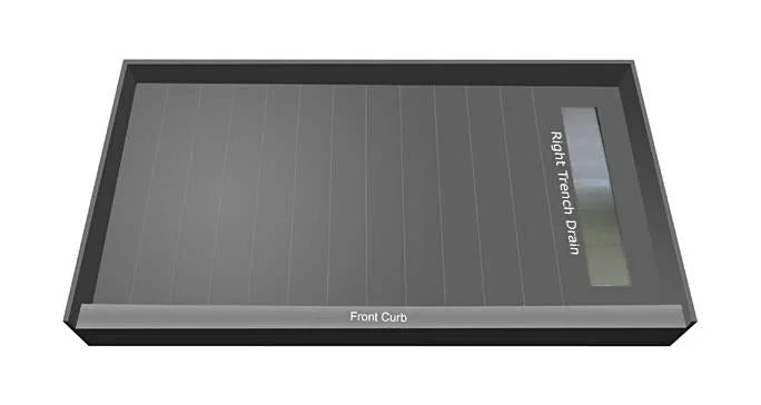 36" X 72" Rectangular Shower Base G2505