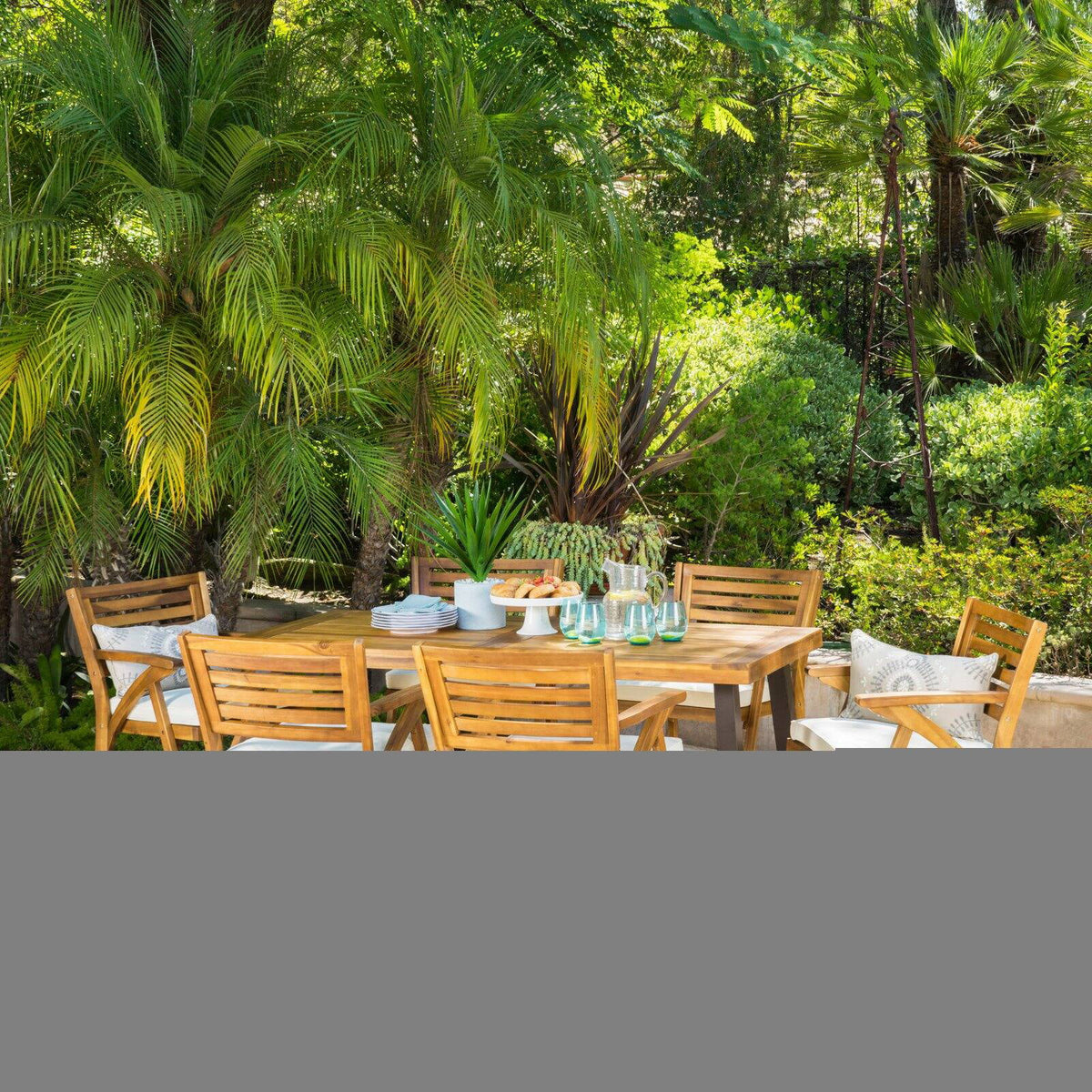 Acacia 7 Piece Patio Dining Set R45801