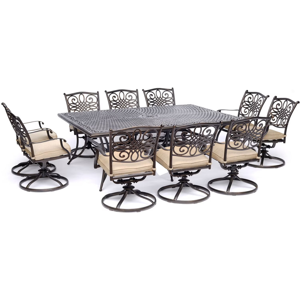 11-Piece Aluminum Outdoor Dining Set X35710