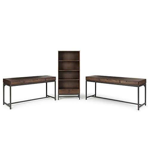 Walnut Brown Mid Century Bookcase I1090