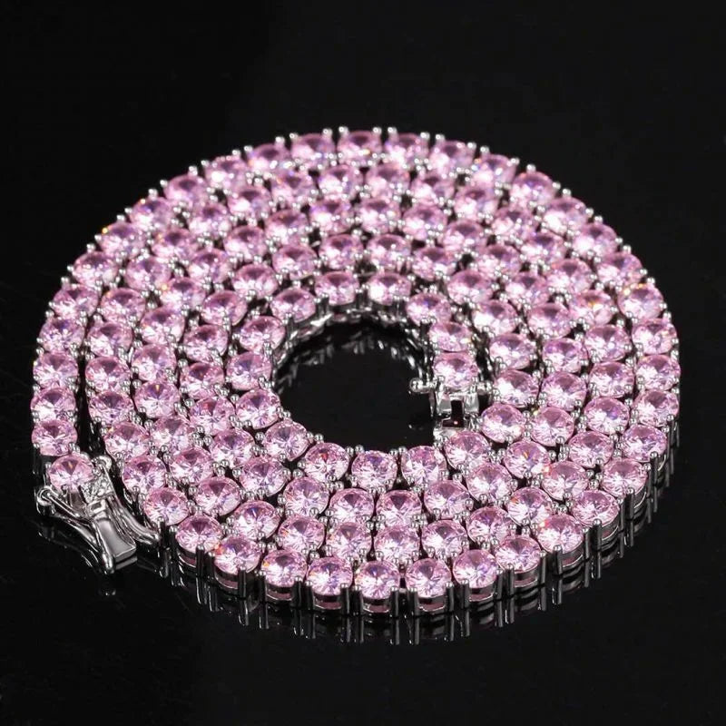 1 Row Tennis Chain Necklace M710