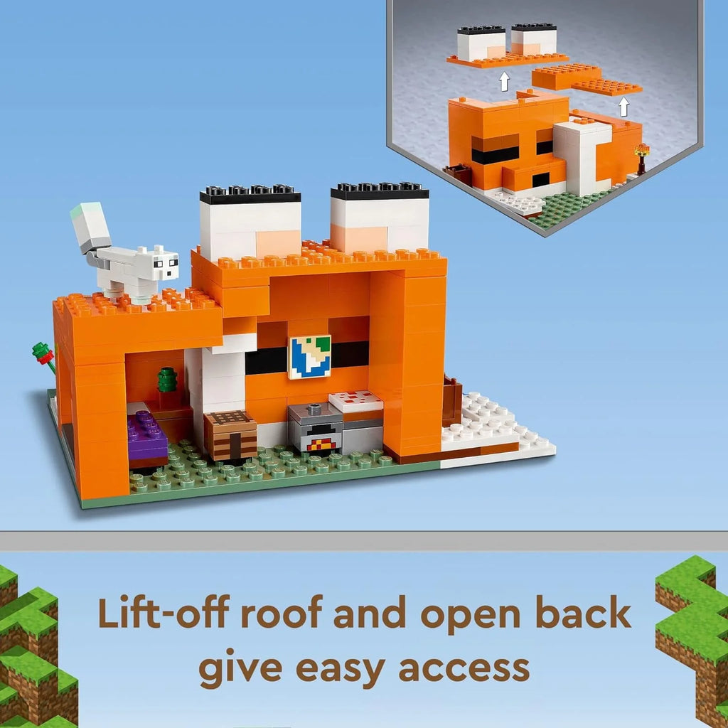 Minecraft Fox Lodge House L412