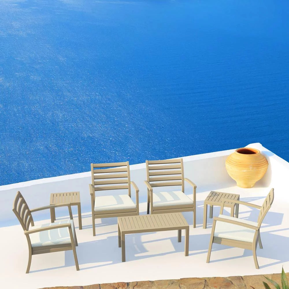 Square Resin Side Table W242237
