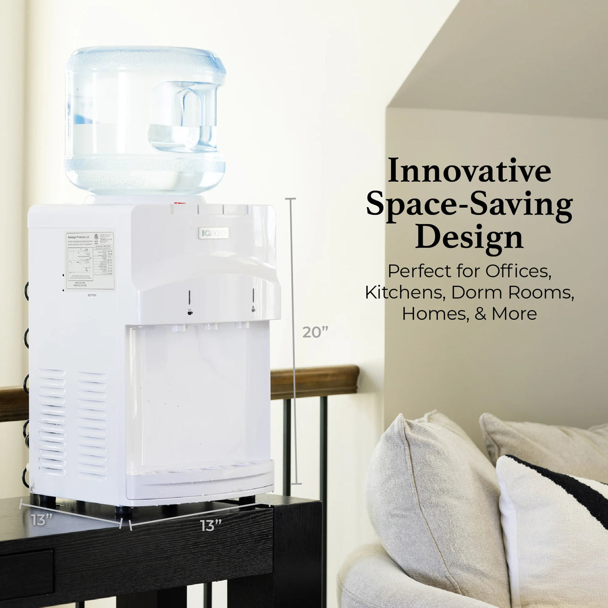 White Top Loading Hot & Cold Water Dispenser U385785