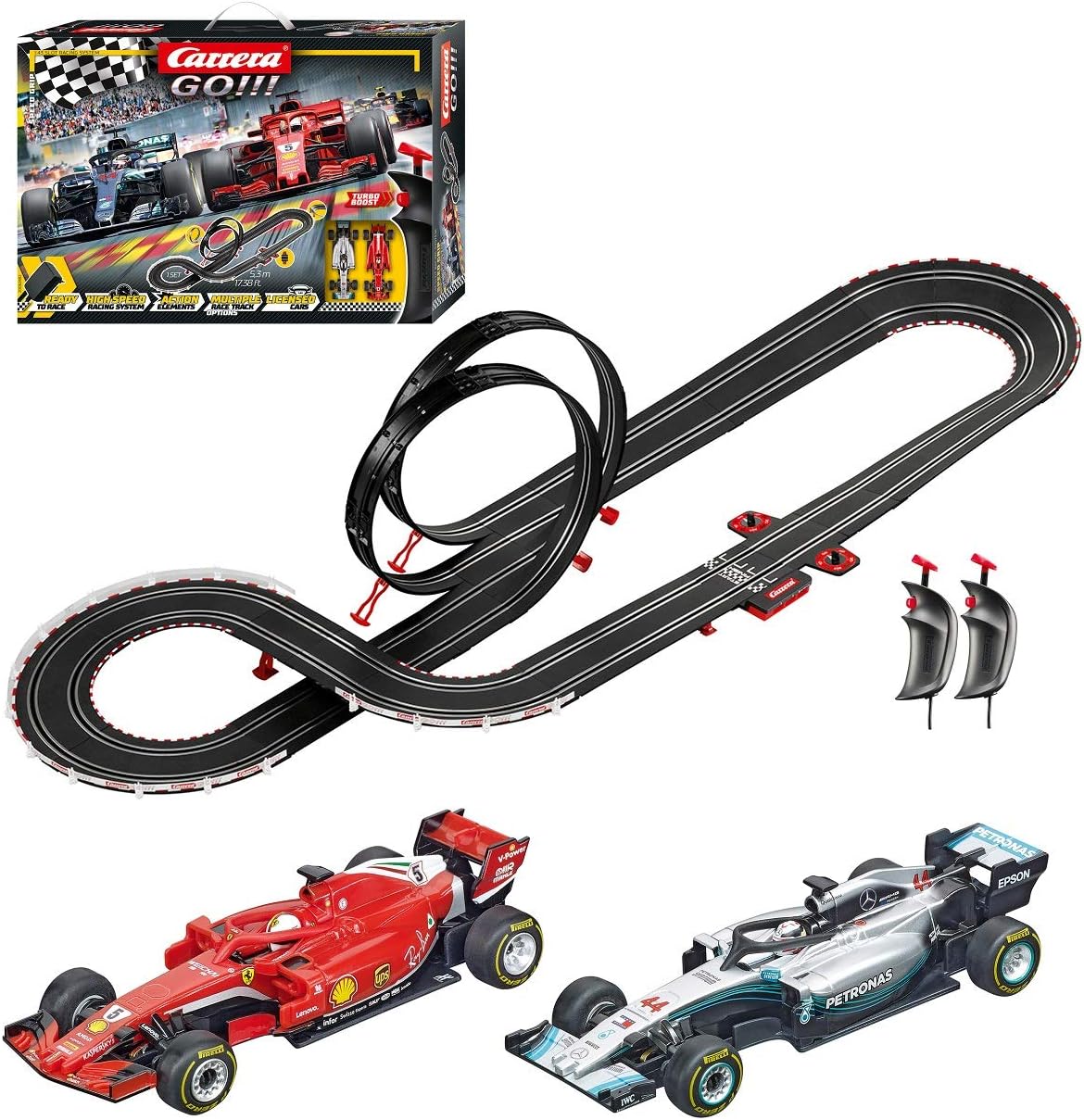 1:43 Scale Electric Slot Car Racing Track Set C281297