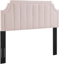 Channel Tufted Performance Velvet Headboard Q816