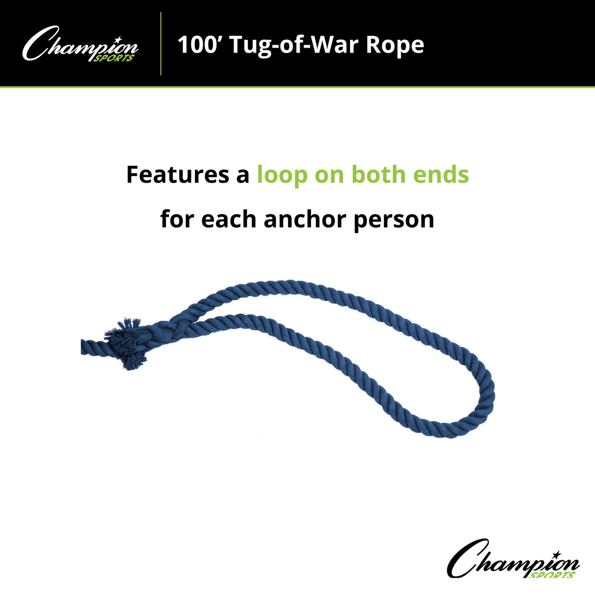 100 FT Tug Of War Rope P43471