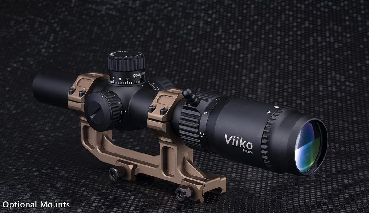 1-5x24 LPVO Scope with Half Mildot Reticle Y2597