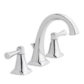 8 in. Widespread Double-Handle High-Arc Bathroom Faucet Polished Chrome F2849