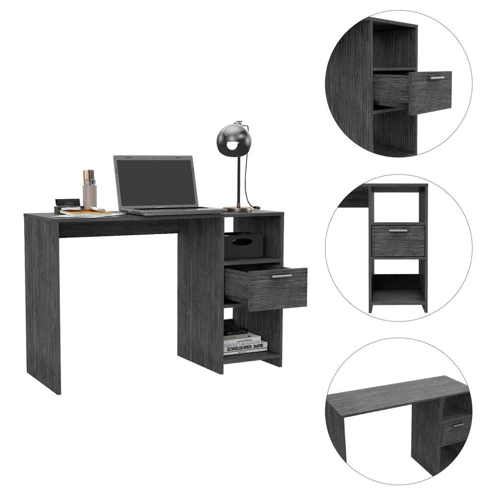 Gray Oak Modern Computer Desk A93744