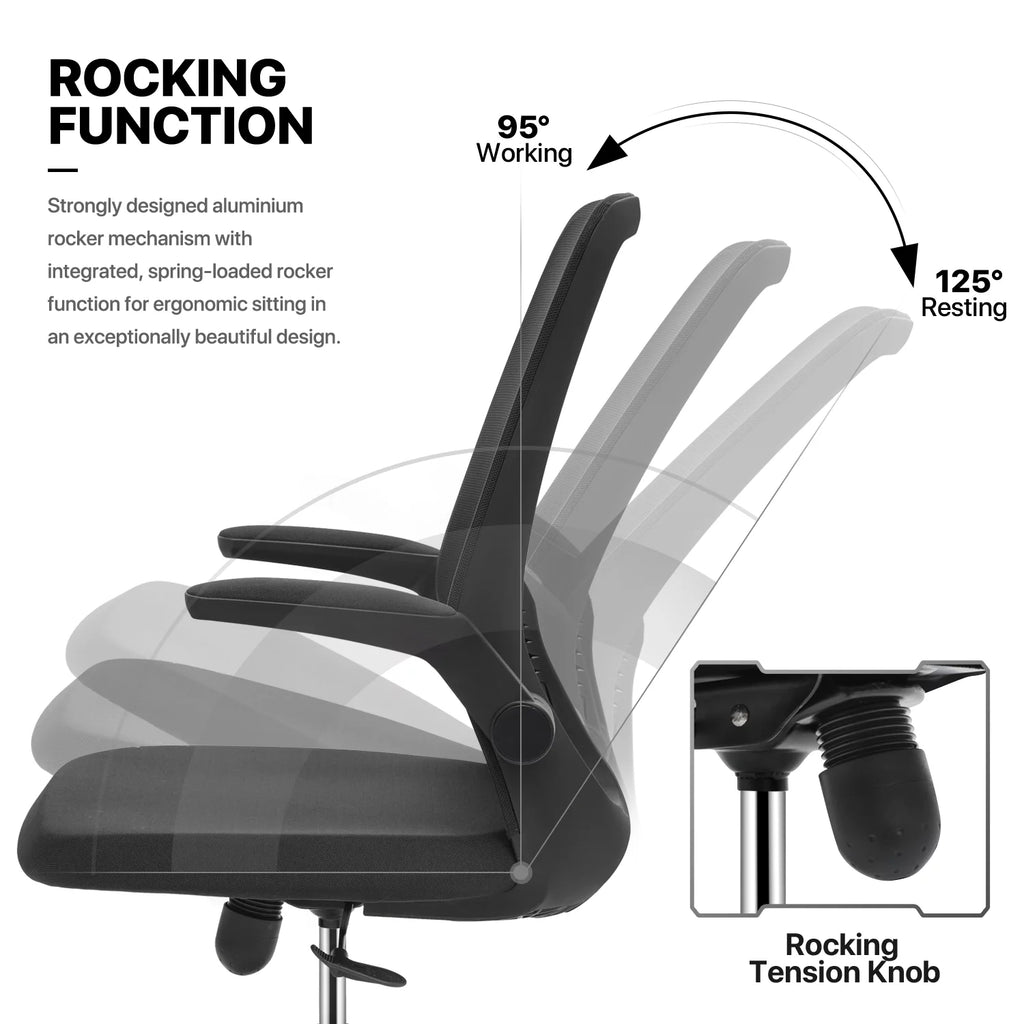 Black Portable Computer Desk and Rolling Swivel Task Seat R61374