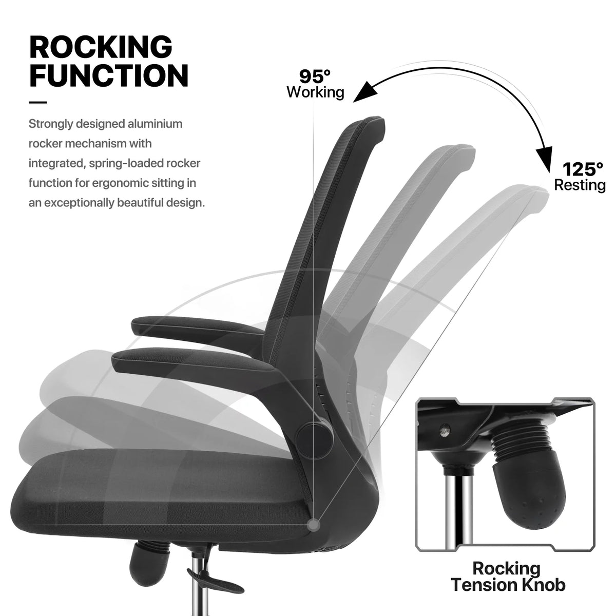 Black Portable Computer Desk and Rolling Swivel Task Seat R61374
