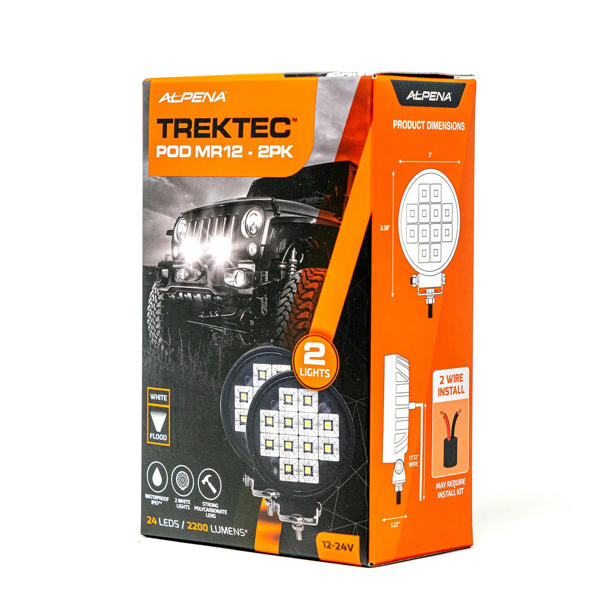 2 Pack LED Pod Spotlight V741097