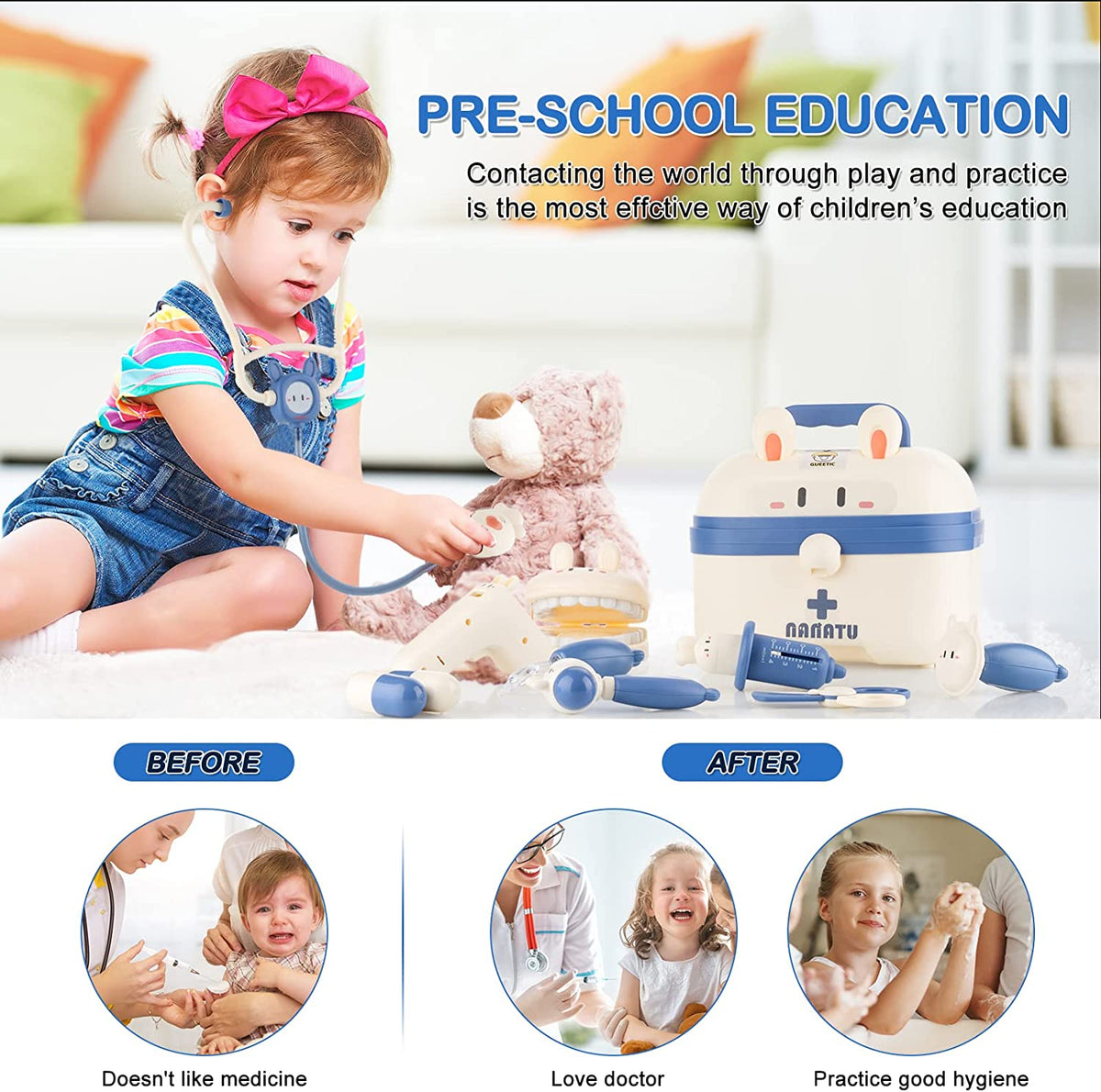 21 Piece Pretend Playdough Set O412934