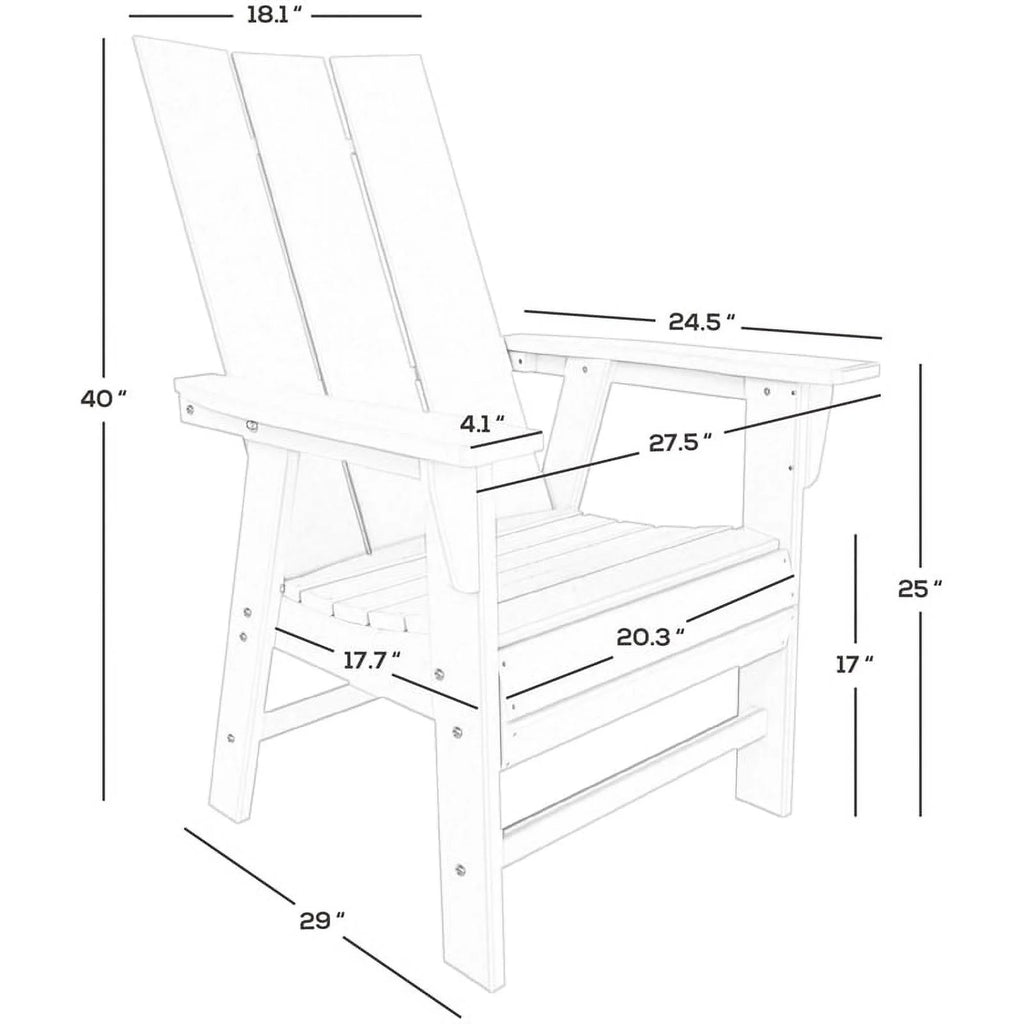 Modern Curveback Plastic Dining Chair A38562