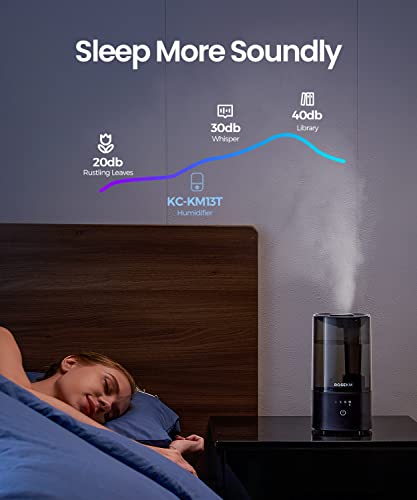 Black Cool Mist Ultrasonic Humidifier B1163