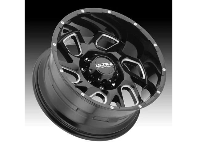 20x10 Black Milled Wheel D81131