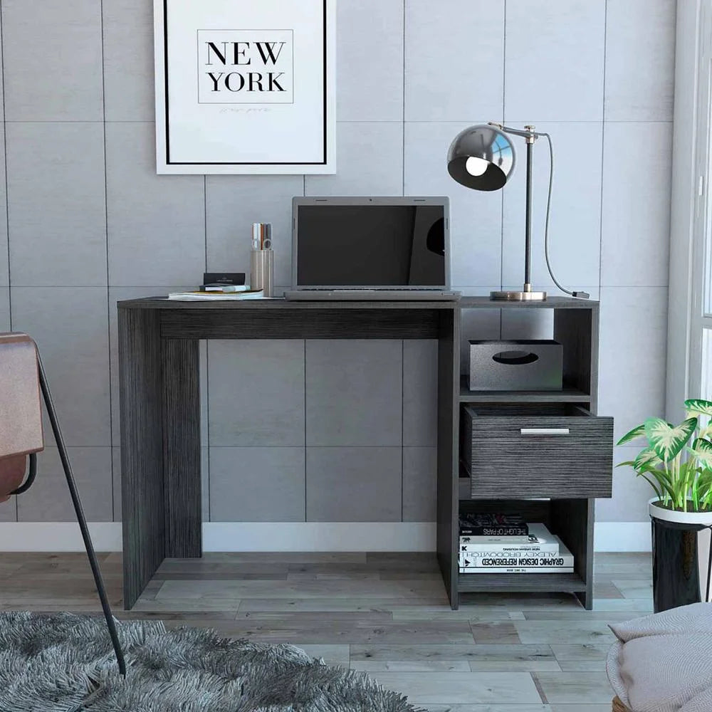 Gray Oak Modern Computer Desk A93744