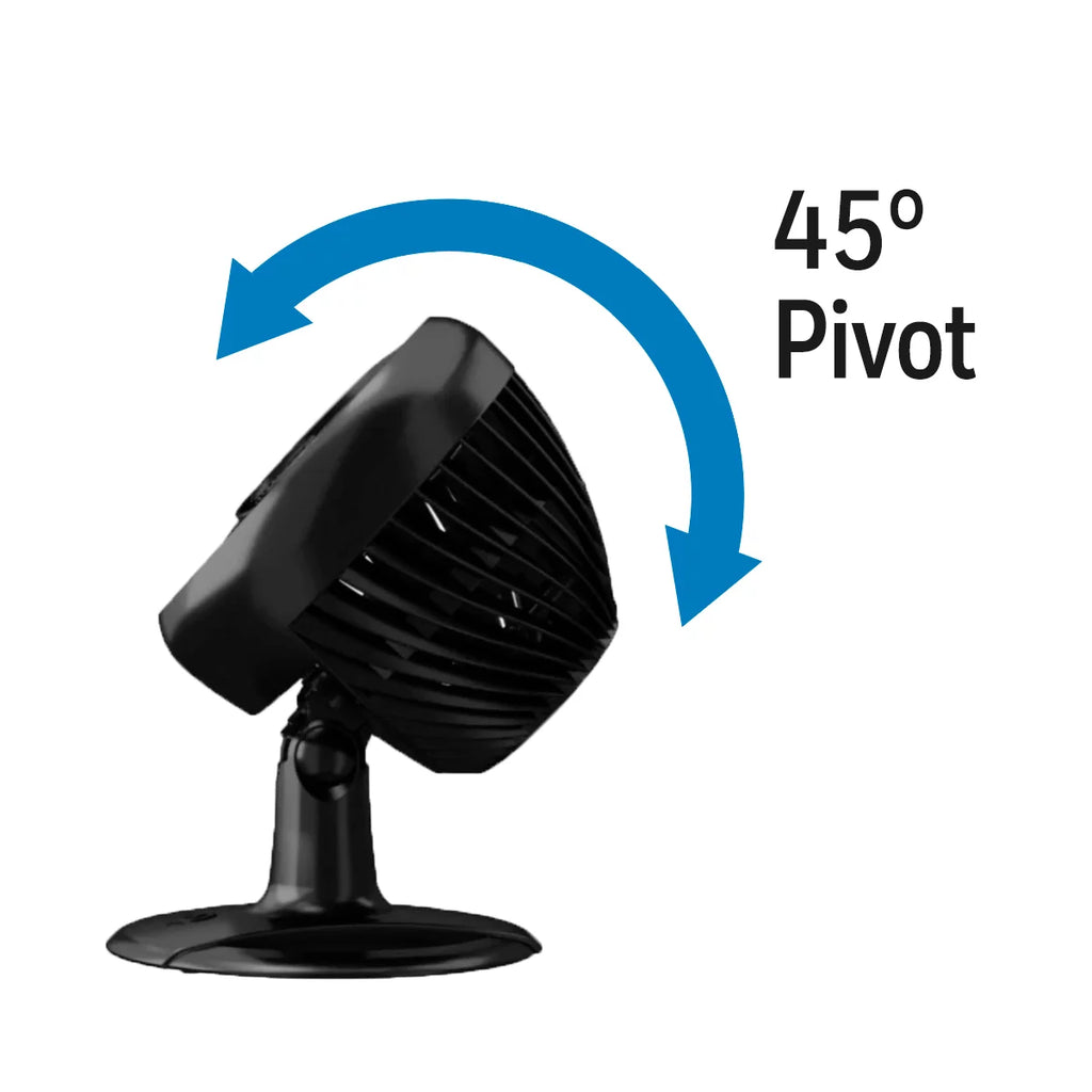Black Oscillating Table Fan S52663