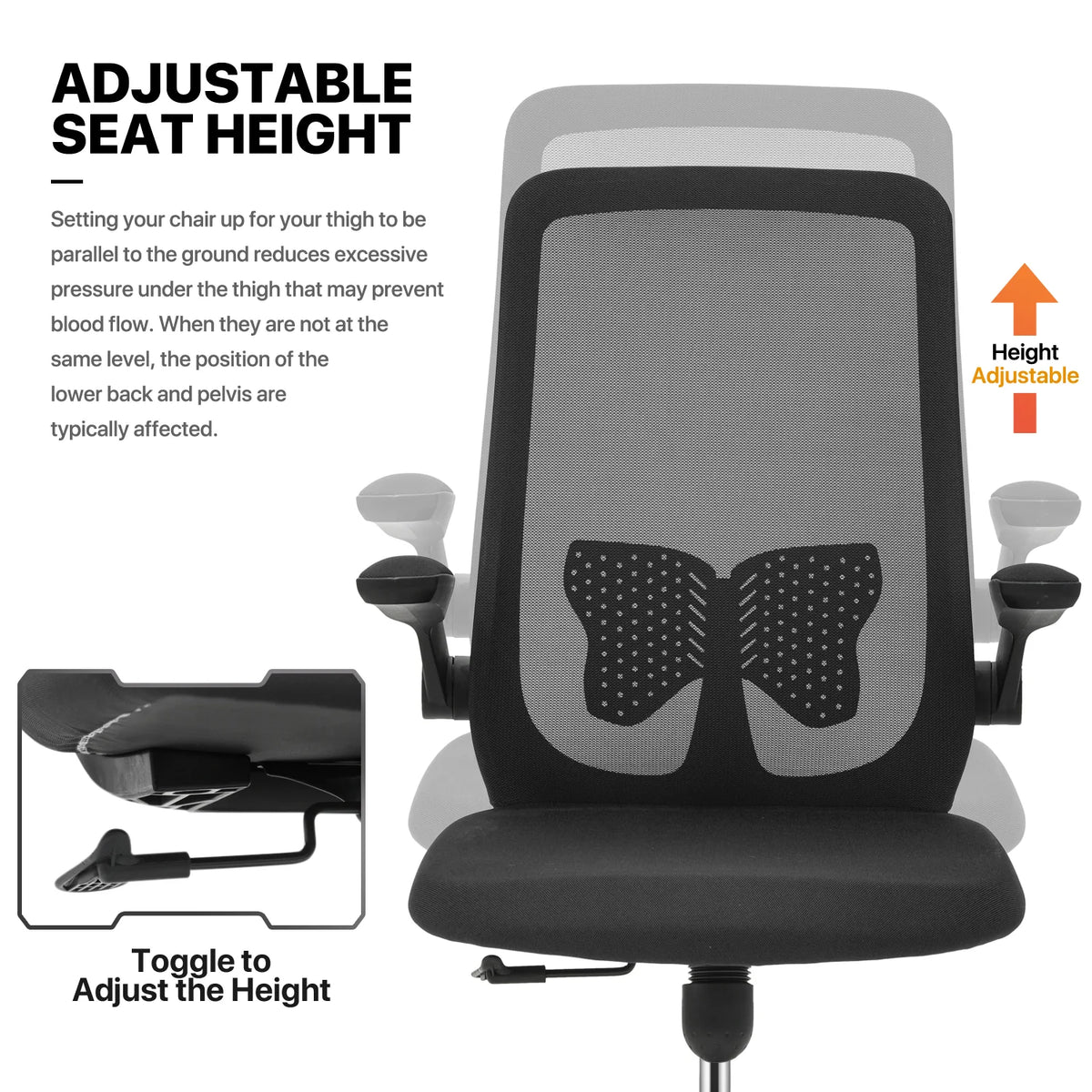 Black Portable Computer Desk and Rolling Swivel Task Seat R61374
