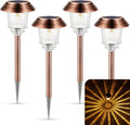 4 Pack Solar Pathway Lights Outdoor Waterproof IP65 Warm White LED P831