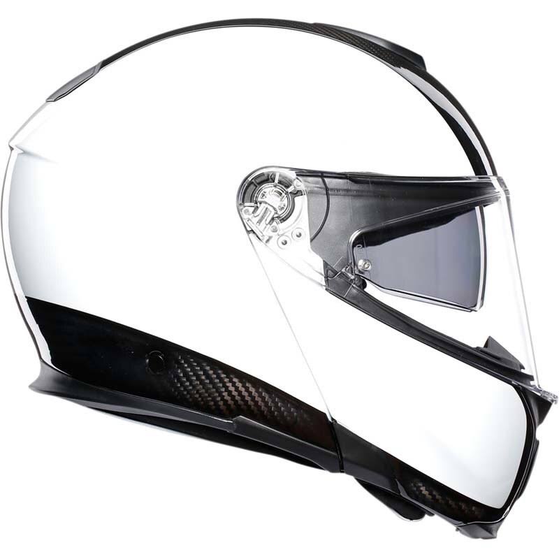 Carbon White Helmet T500