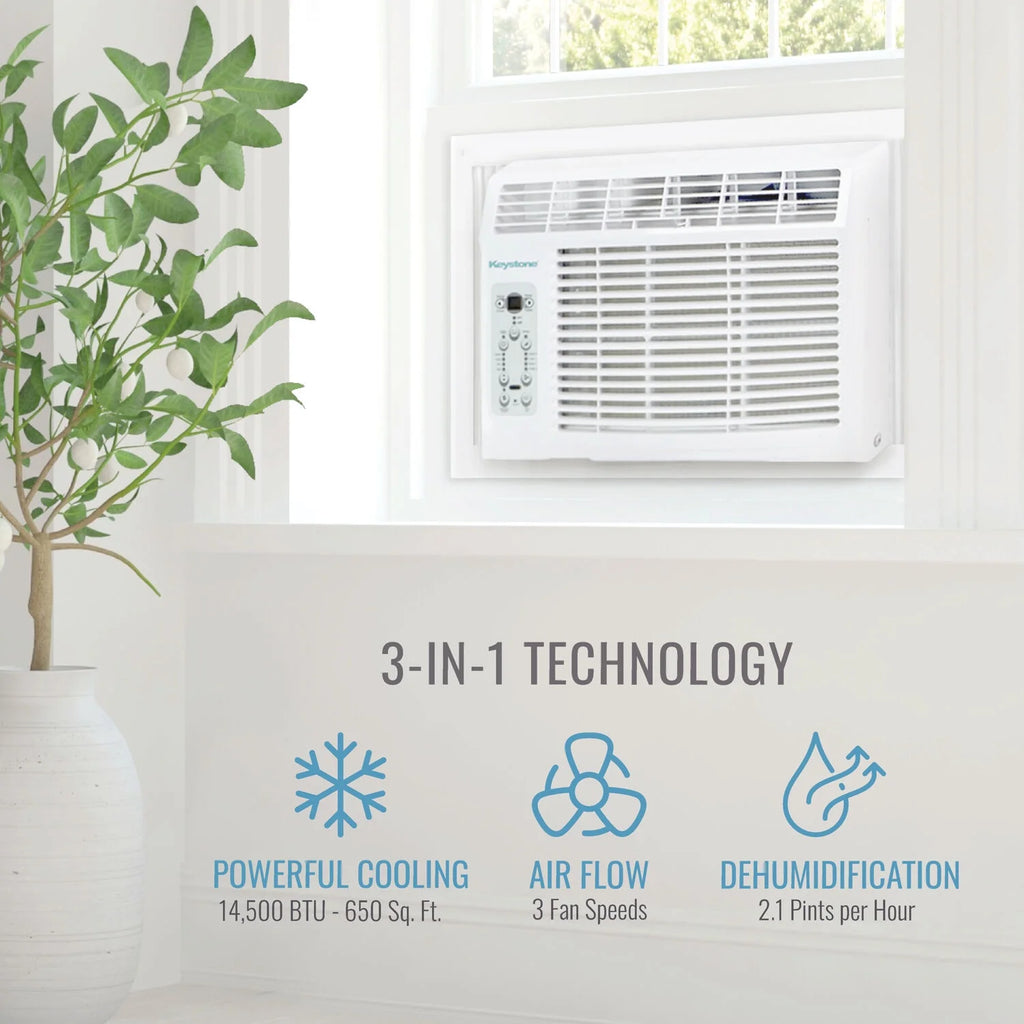 14,500 BTU Window Air Conditioner with Remote Control L817