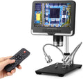 Black 7 inch LCD 1080P Digital Microscope with 200X Magnification E318