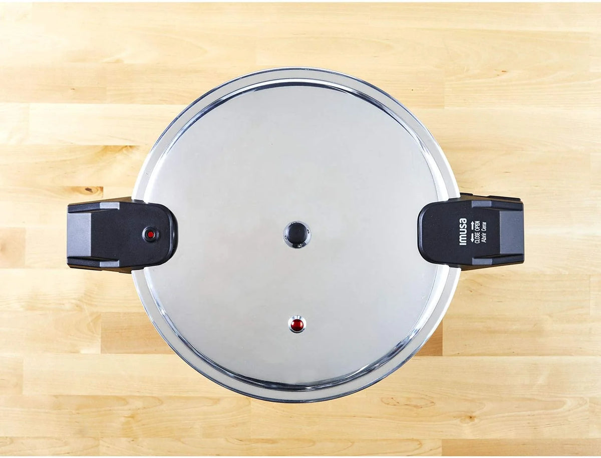 16Qt Jumbo Stovetop Pressure Cooker With Regulator And Side Handles J731017