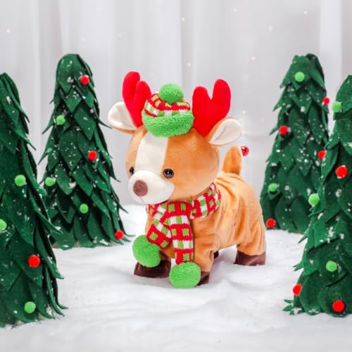 Animated Singing Christmas Reindeer P6600