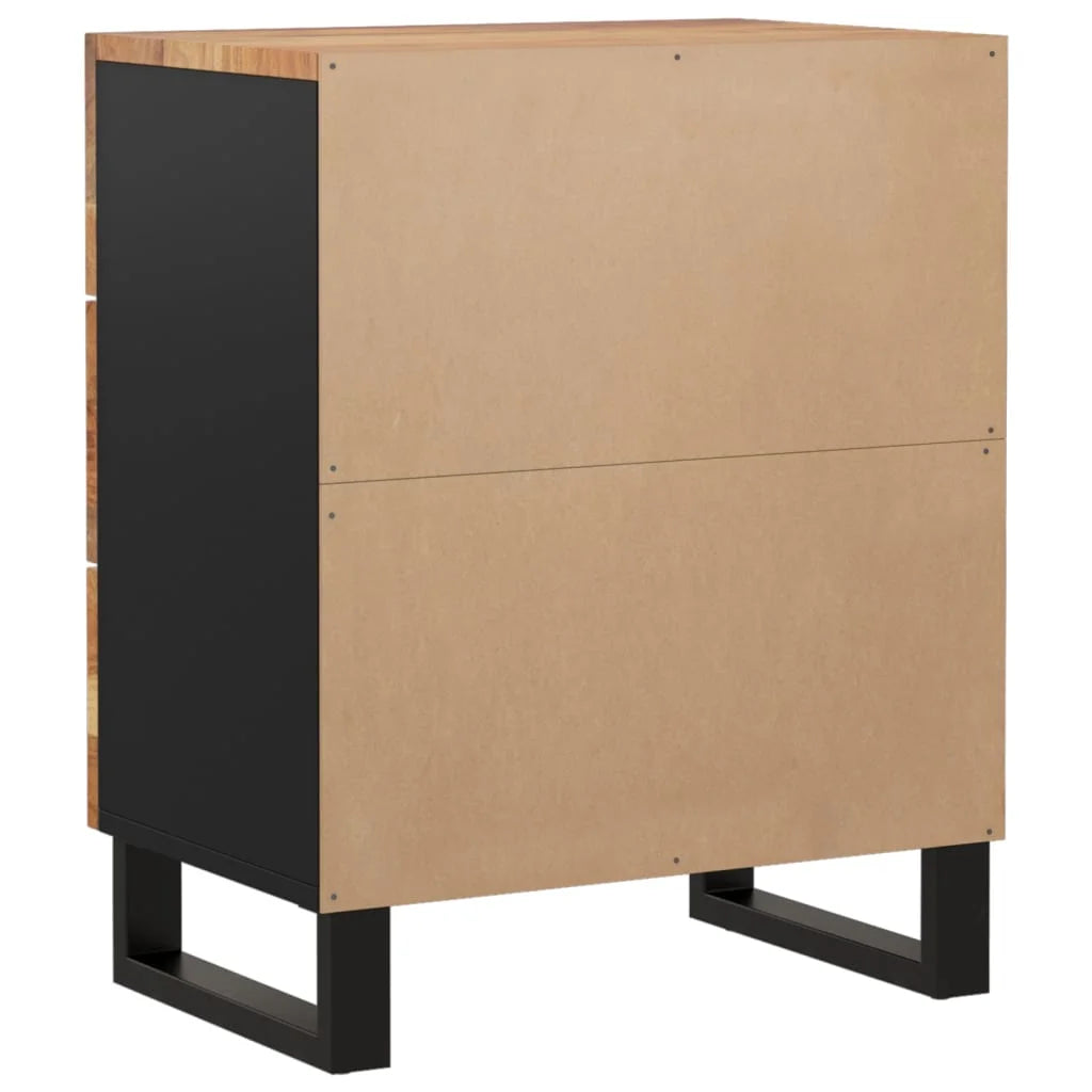Solid Wood Acacia Bedside Cabinet Q910