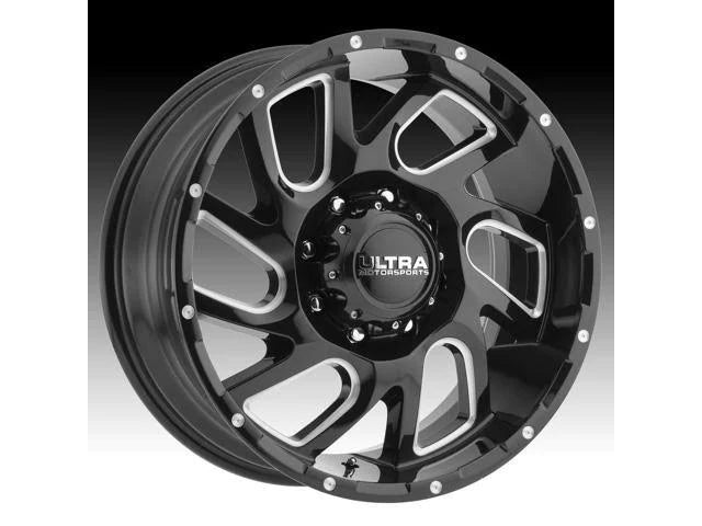 20x10 Black Milled Wheel D81131