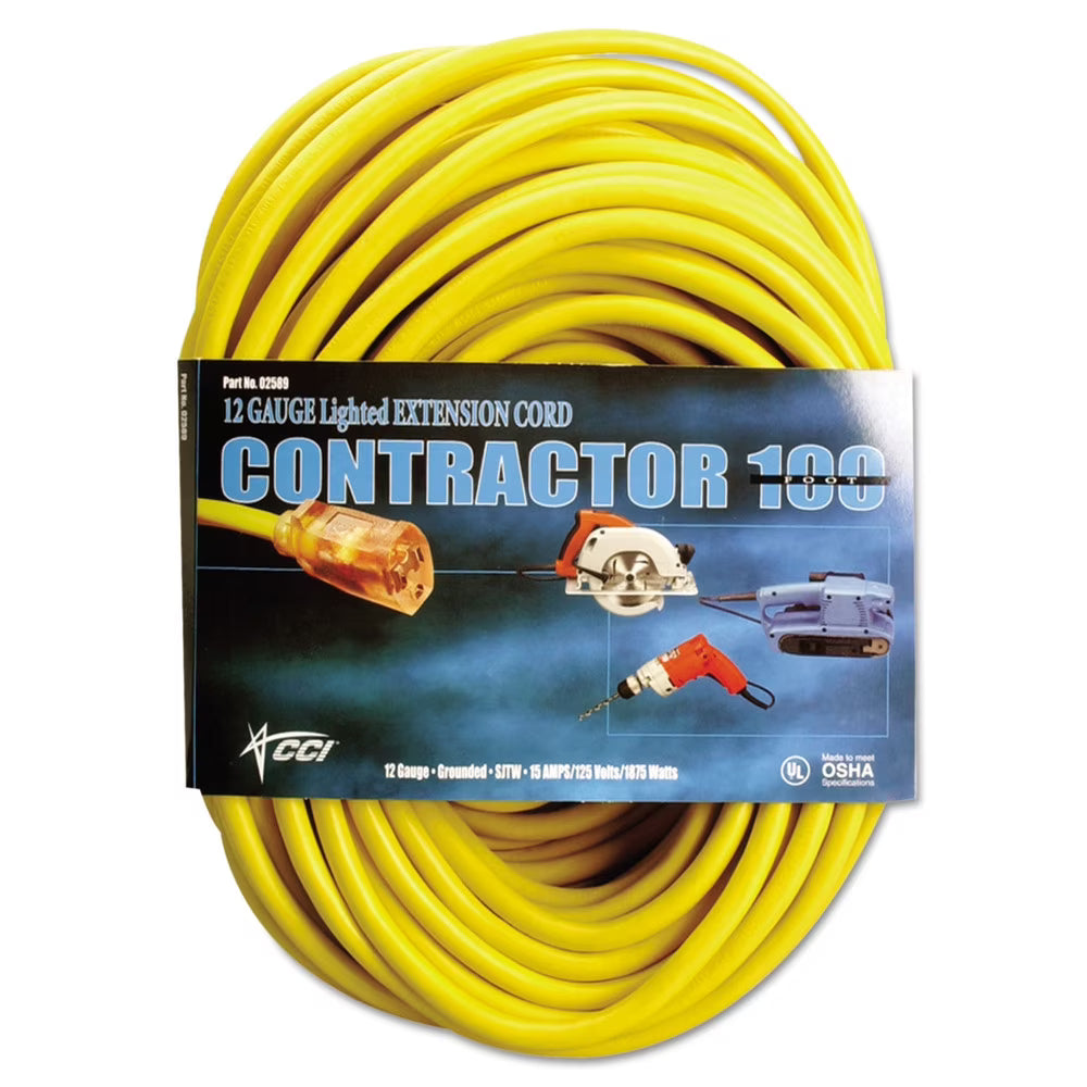 50' Yellow Extension Cord N56986