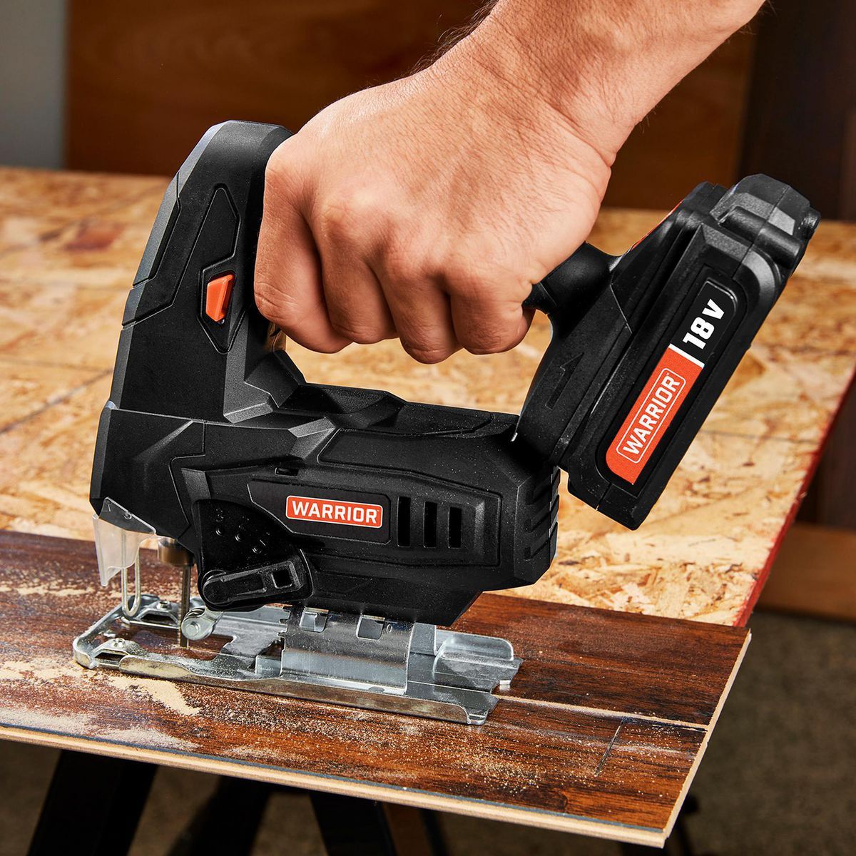 18V Cordless Jig Saw Kit with Battery and Charger W6794