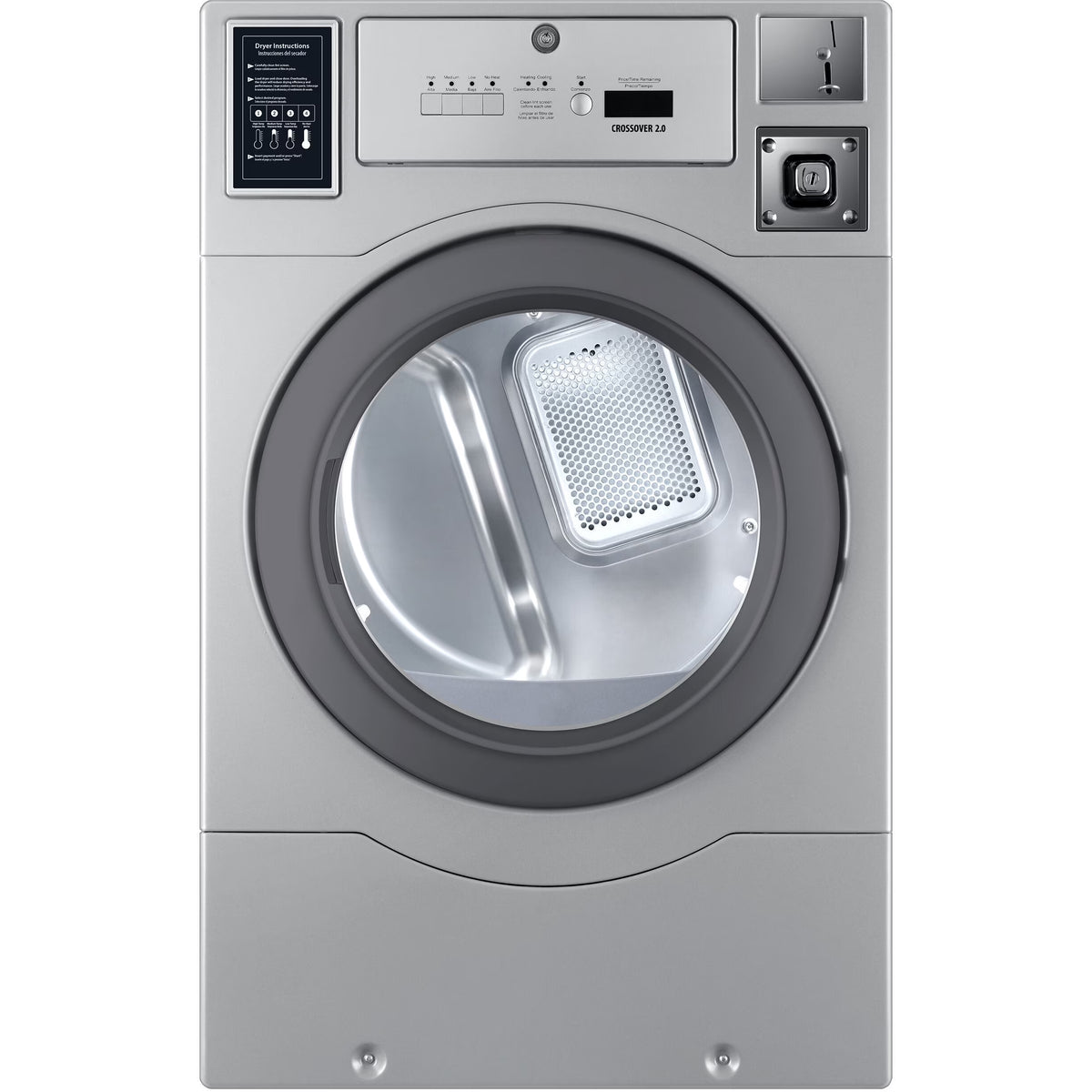 Coin-Operated Gas Dryer with Top Controls J820