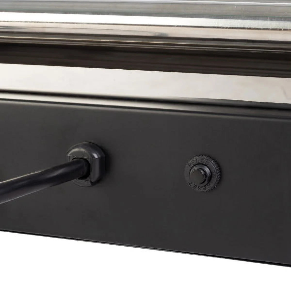 9-Roller Hot Dog Grill with Bun Warmer and Cover U1306