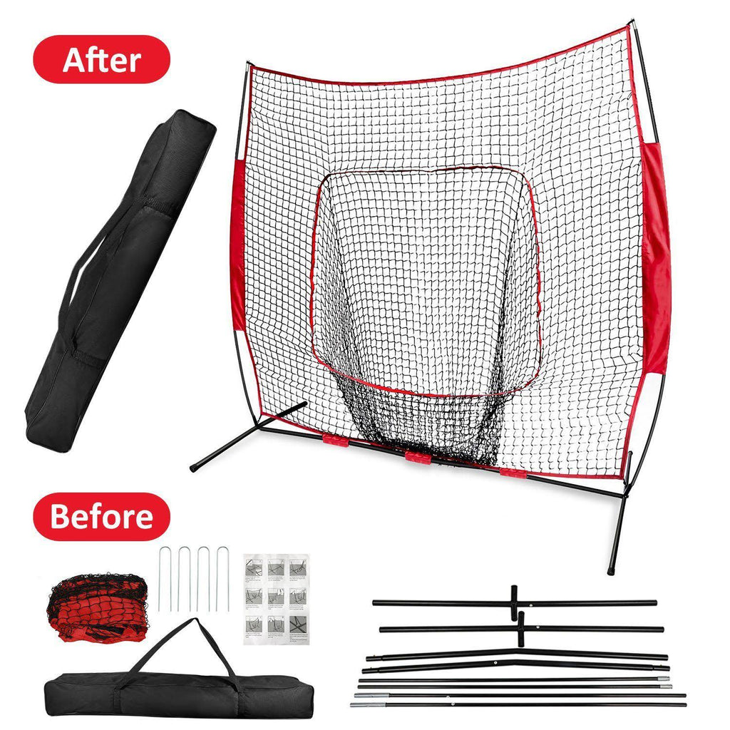 Baseball Softball Practice Training Net with Carrying Bag K2475